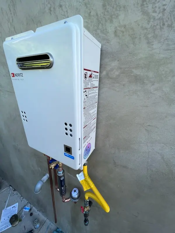 Tankless water heater installation for Madera homes